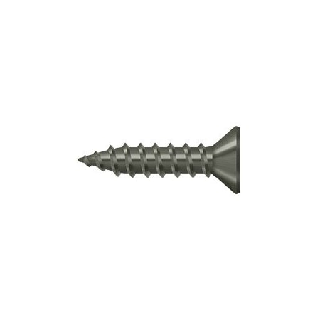 Deltana Wood Screw, Antique Nickel Steel SCWS975U15A